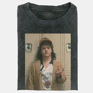 Funny Stranger Things Middle Finger Tshirt, Movie Humor Design Shirt, Trending Meme Graphic Tee
