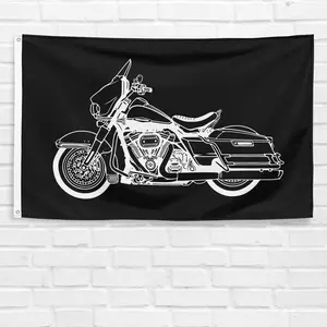 Harley Davidson Electra Glide 2021 Motorcycle 3x5 ft Flag Garage Gift Banner