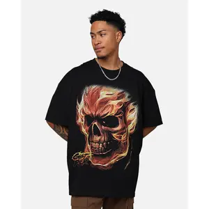 Marvel Ghost Rider Heavyweight T-Shirt Black
