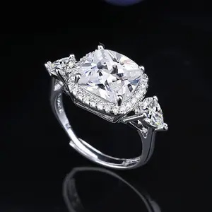 Adjustable Halo Ring • Luxurious Sparkle • Simulated Diamond Engagement Ring—Crafted for Jewelry Lovers. The much-talked-about princess-cut ring is perfect for engagements, commitment celebrations, and date nights.