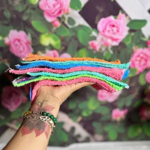 Multipurpose Plastic Square 7x5 (Set of 6 Pieces). Plates Durable Cleaning Supplies