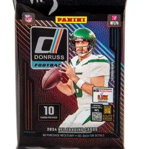 Panini 2024 Donruss Football Mega 1 Single Pack (The pack is Ripped open on our live stream & Shipped to you) box card