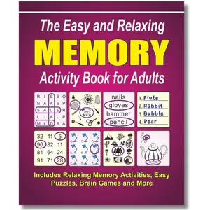 Large Print Adult Memory Activity Book - Easy Puzzles, Brain Games, Relaxing Activities & More (Paperback, Lifestyle & Hobbies Crafting Companion)