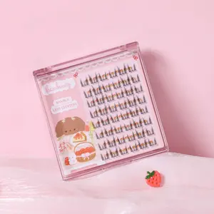 Fresa Beauty 8 Pair Angel Manhua Lashes with Breathable Band - Natural Thin Flare Eyelashes