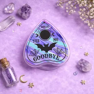 Ouija Planchette Goodbye Bat MagSafe Phone Grip: Witchy Aesthetic Magnetic Phone Holder, Spooky Halloween Witch Gift, Phone Kindle Holder