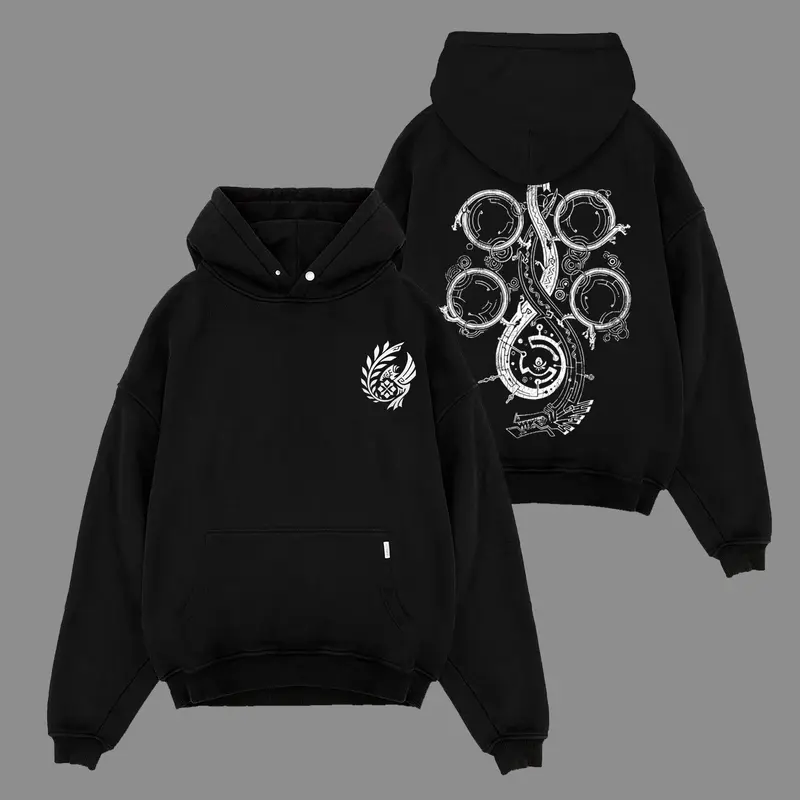 [Monster Hunter] Wilds - Hunter Hoodie Shirt Premium Cotton, Halo Fans, RPG Game Graphic Hoodie, Streetwear Hoodie Unisex Oversize Gift for RPG Game Lovers