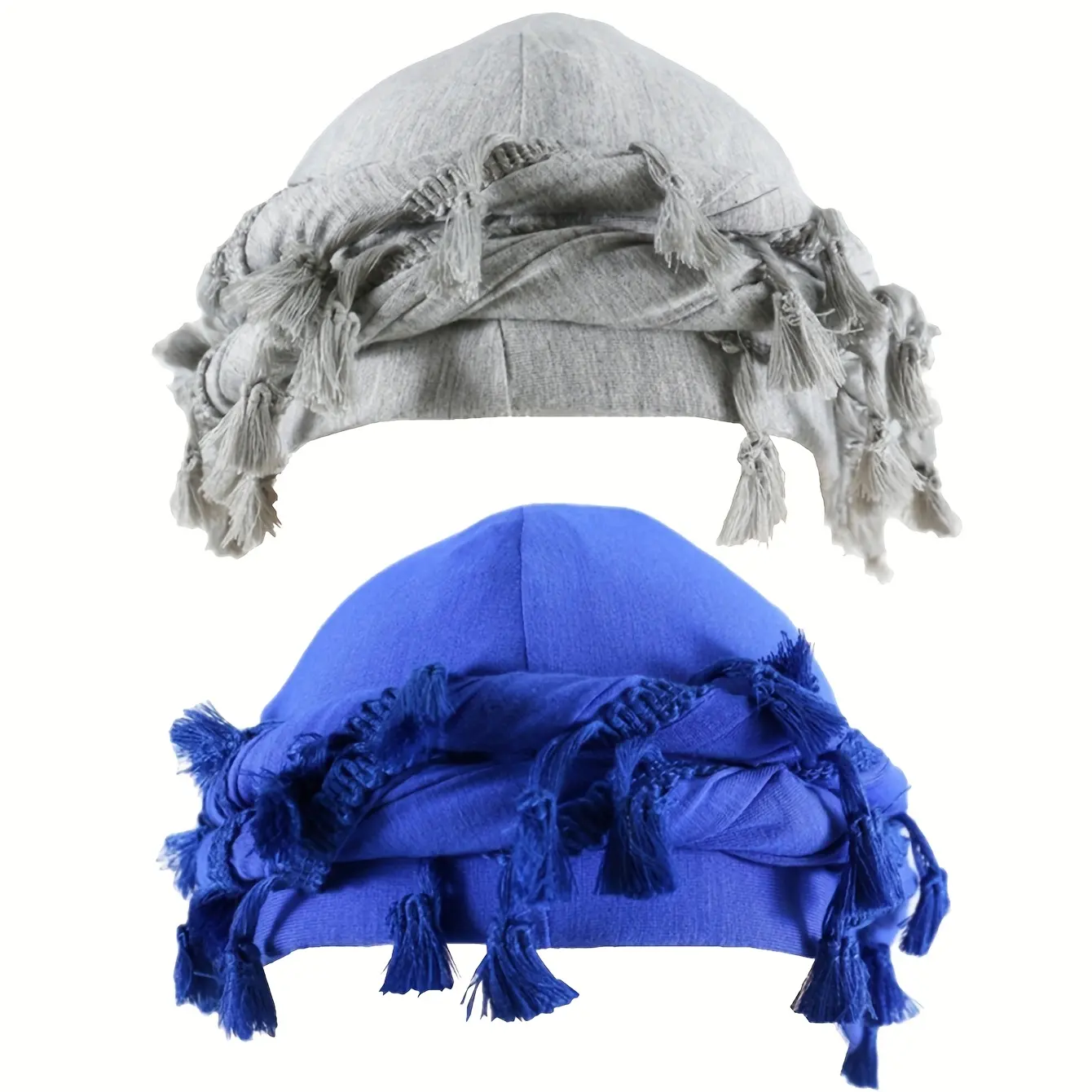 2pcs Set of Personalized Retro Tassel Headband And Pirate Hat