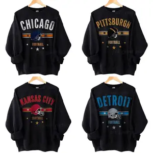 New Retro 90s All Team Football Black Sweatshirt, Vintage Football Sweatshirt, Cowboy Sweatshirt, Cowboy Football Game Day Shirt, Team Unisex Shirt