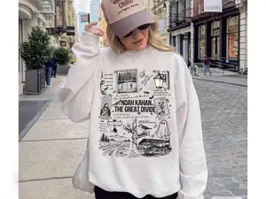 [Sale Up To 50%] Noah Kahan The Divide Tour Sweatshirt, Vintage Music Fan Merch, streetwear graphic tee