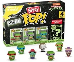 FUNKO Bitty POP!: Teenage Mutant Ninja Turtles - 8-Bit 4-Pack (TMNT)  [Collectible Figurine/Statue/Bust] Vinyl figurine/statue