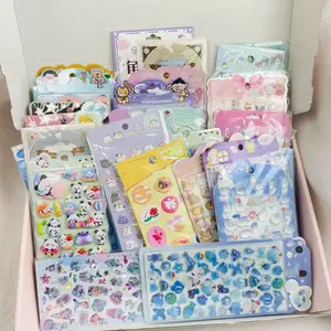 Bundle of 30 Stickers | 3D, Felt & Multi-Material Cartoon Animal Stickers