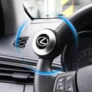 Car Steering Wheel Assist Ball for Lexus Rx Nx Es Lm Lc Tx Gx Lx Models, 360° Rotating Power Booster, Universal Steering Wheel Aid