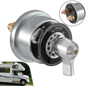 Dazone 12-24V Battery Disconnect Switch 200A Heavy Duty Master Cut Off Isolator with Face Plate Waterproof for Car RV Boat Truck Marine ATV UTV Trailer