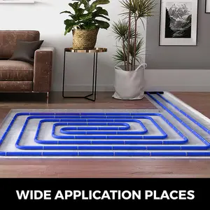 VEVOR 3/4" 500FT PEX Tubing Pipe Non-Barrier Hose for Radiant Heat Systems Potable Water Blue