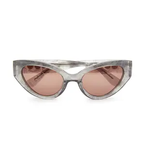 CHARCOAL NOLITA CAT-EYE SUNGLASSES