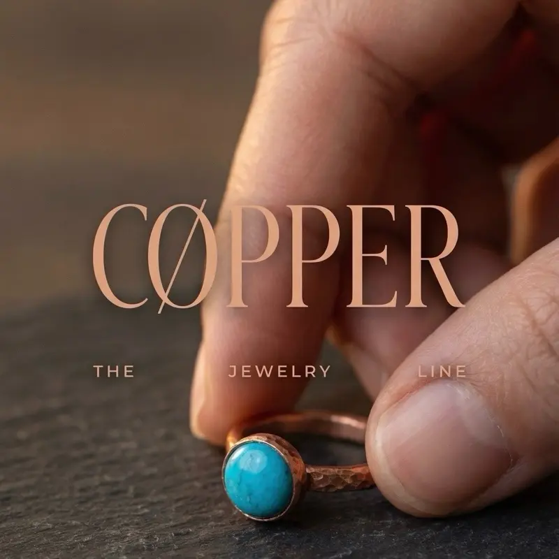 Copper Turquoise Ring