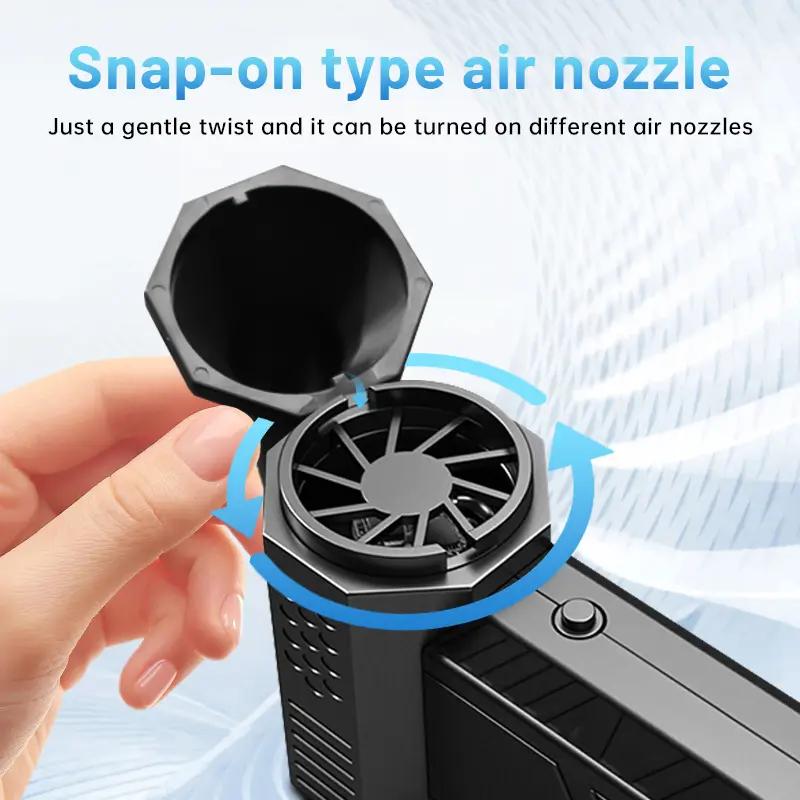 Powerful Cordless Miniaturized Portable Turbo Fan - High-Speed Handheld Rechargeable Type-C Charging Fan for Car, Electronics Cleaning, Powerful Turbo Fan, Cordless Turbo Fan