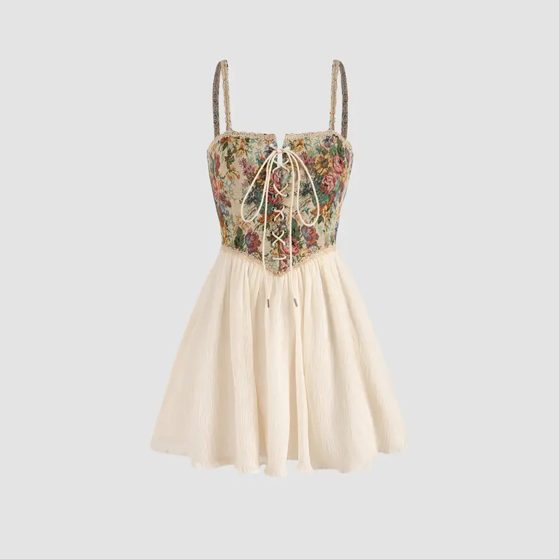 knee length dresses for ladies Inna Bloom Corset Mini Dress