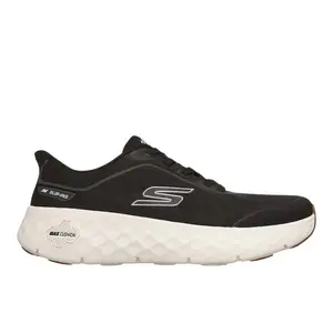Skechers Mens Go Walk Max Cushioning Flex Slip-Ins Pave Walking Walking Sneakers Shoes - Black