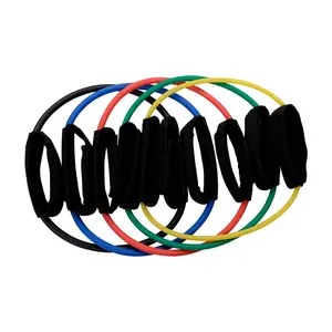 Body-Solid Tools Ankle Cuffs with 5 Resistance Levels for Leg Workouts, Fitness, Training, Rehabilitation