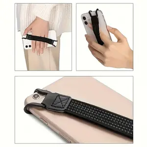 Portable Phone Single Hand Operation Strap, Anti-Slip Back Support, Relieves Finger Pain, Ergonomic Holder for Comfortable Use