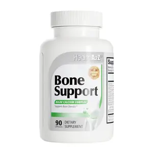 HealthA2Z Bone Support - 90 Capsules - Algae Calcium Complex - Support Bone Density