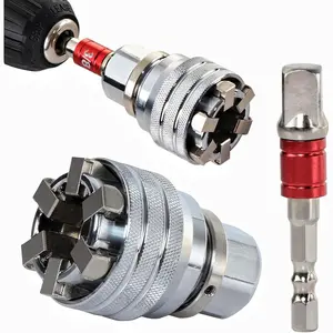 Universal Socket Wrench, 10-19mm Adjustable Socket for 3/8" Drive, One Socket Fits All Sizes, High Torque for Ratchet Wrench, Power Drill, Automotive & Home Use