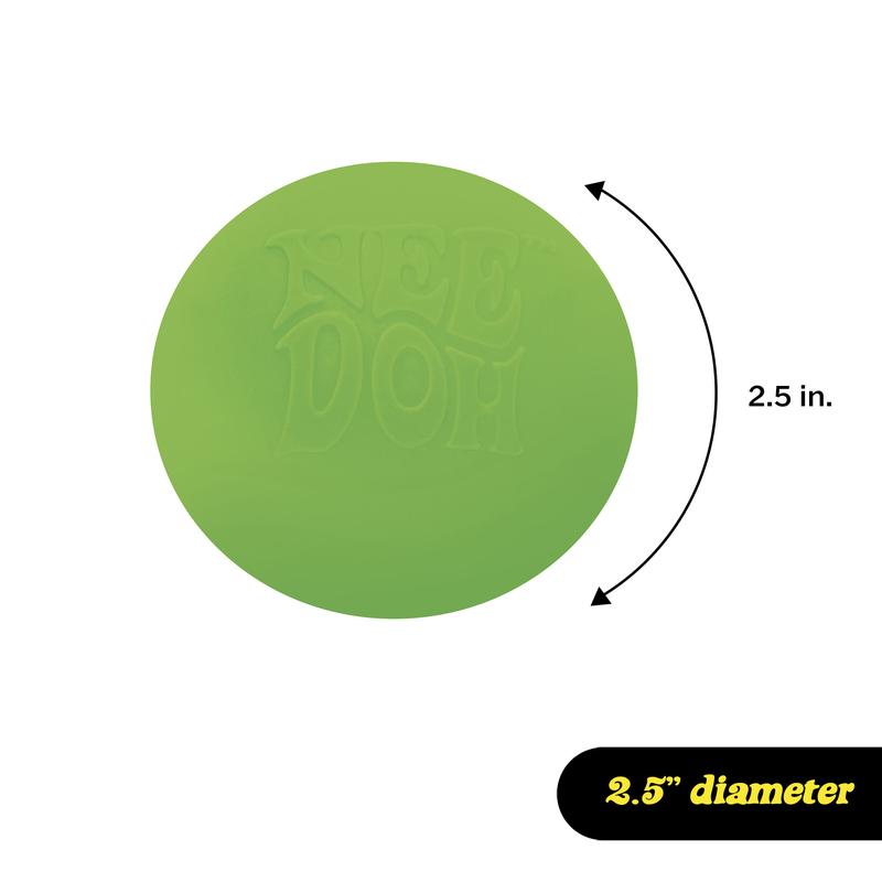 NeeDoh the Groovy Glob - The Original NeeDoh - Filled with a Satisfying Soft Dough Filling - One Random Color