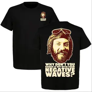 Oddball Negative Waves Shirt Kelly's Heroes Tee Funny 70s War Movie Quote Vintage Military Graphic T-Shirt Retro Classic Unisex Gift