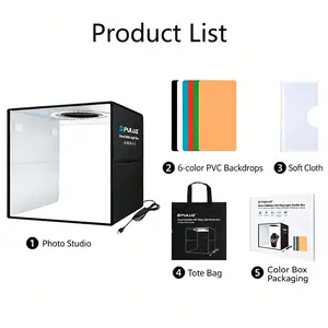 Foldable Photo Light Box, Multi-functional Photography Box for Home & Studio Use