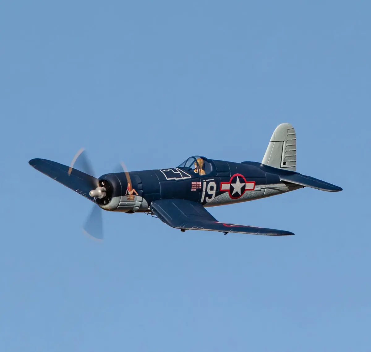 212 MAIN Classic WWII EPP Foam Rage F4U Corsair BL Remote Control Aircraft, 500 mm RTF Kit RGRA1602 with PASS System, Stunt Button (Hobby RC Plane for RC Toys Enthusiasts), Rc Airplanes