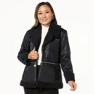 GREY by Jhoan Sebastian Grey 2-in-1 Shearling/Faux Leather Jacket