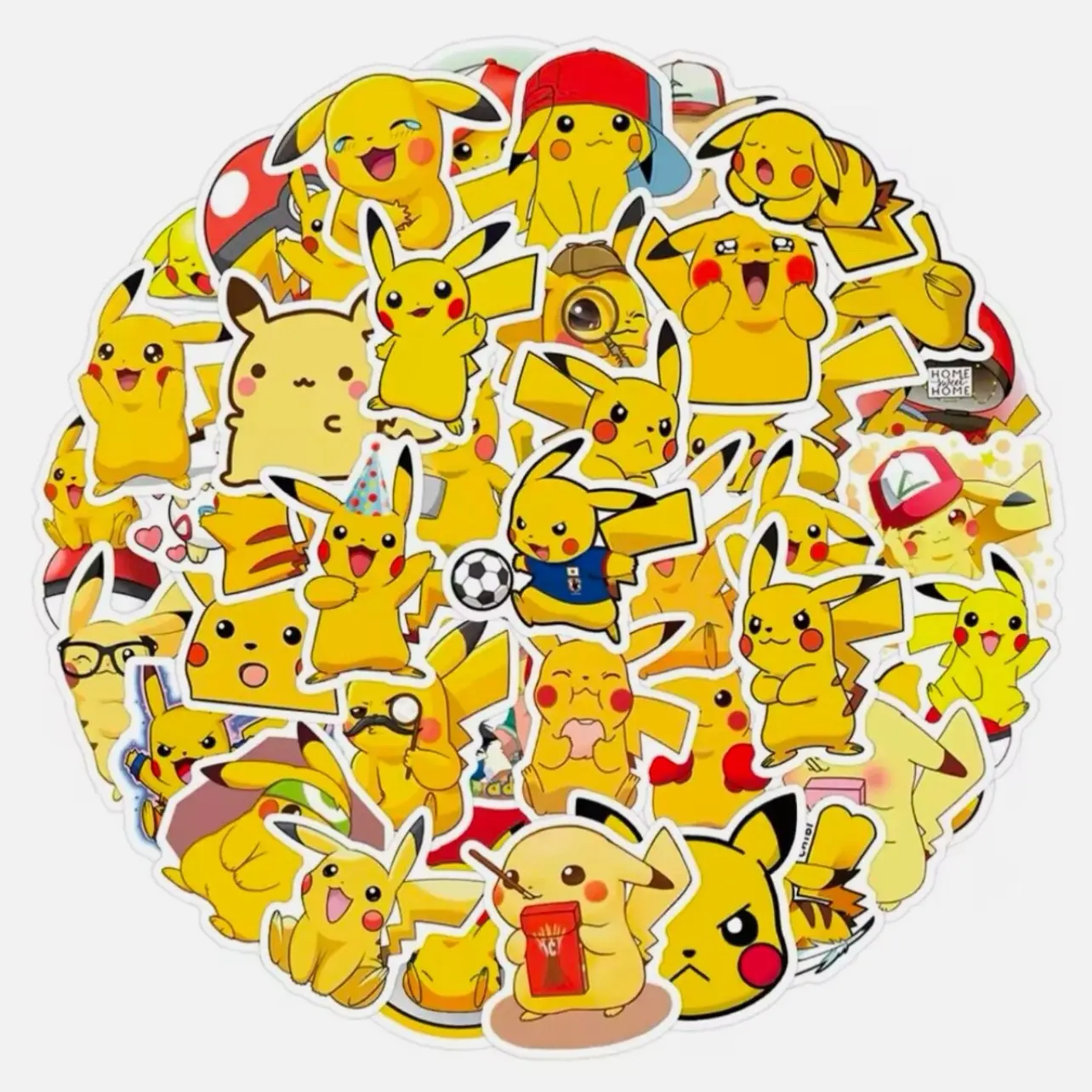 50 Pieces Pokemon Stickers Pikachu Collection 50 Pieces Pokemon Stickers Pikachu Collection