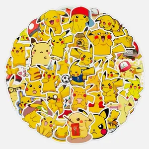 50 Pieces Pokemon Stickers Pikachu Collection