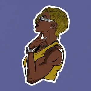 Powerful Wrestling Queen Energy – Jade Cargill Sticker