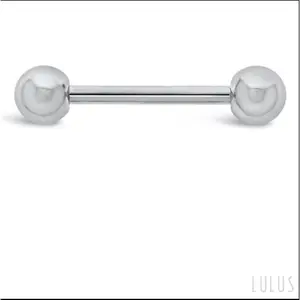 Titanium Single Nipple Barbell (POS)