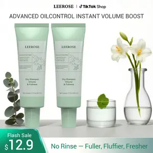 LEEROSE Dry Shampoo Volume & Fullness -No-rinse Oil Control Formula for Enhanced Hair Volume and Fullness - Gentle Scalp Care Solution