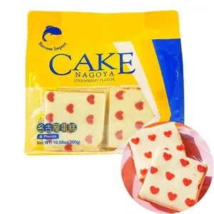 Success Import Nagoya Cake Strawberry Flavor 4pcs 10.58 oz Each Dessert Treats