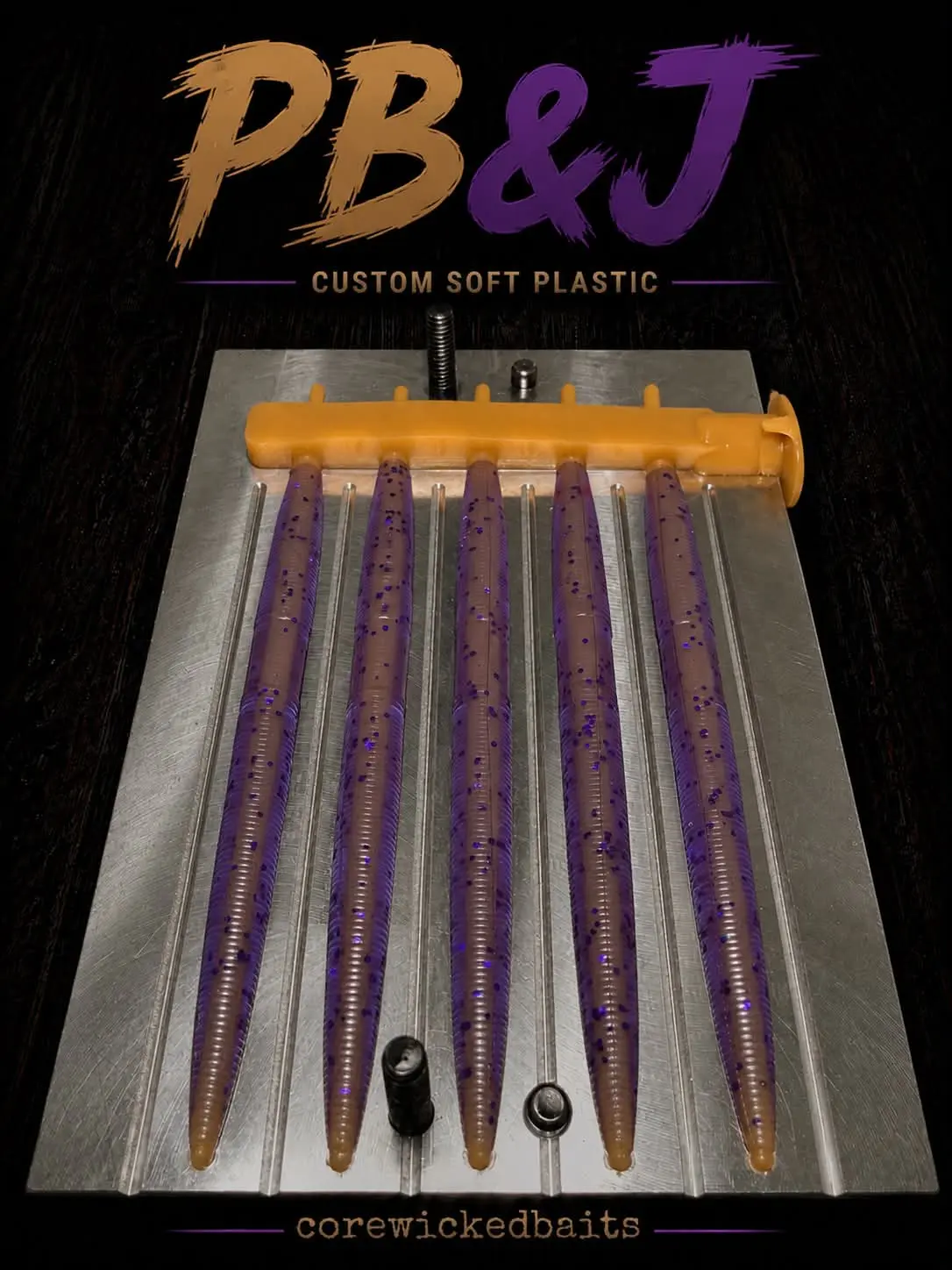 PB&J - 5" Custom Soft Plastic Stick Bait