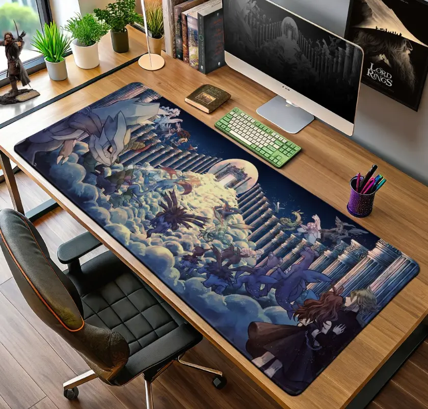 Mouse Pad, Legendary Heaven Anime Desk Mat