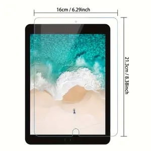2-piece set of tempered glass screen protectors suitable for iPad Pro 10.5, 2017 Pad Air 3, 2019 10.5 inches -9H hardness, ultra clear without bubbles, scratch resistant and anti reflective
