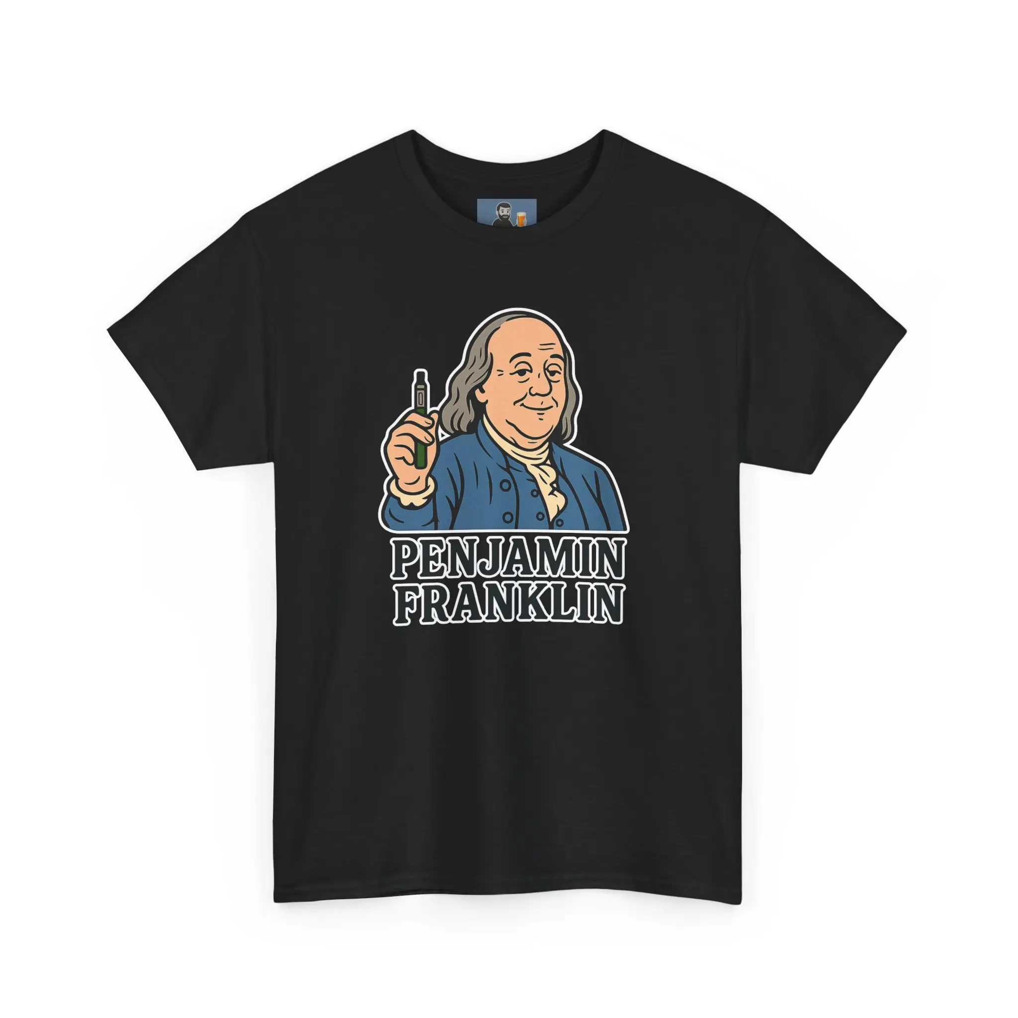 Penjamin Franklin T-Shirt - Classic Design Soft Material Versatile for Layering Comfortable All-Day Wear Stylish Casual Outfit