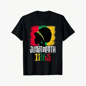 Juneteenth 1865 Outfit Women Emancipation Day June 19th T-Shirt, Loose Style New Unisex Short-Sleeved T-Shirt, Casual And Comfortable,, S-XXXL FHZ