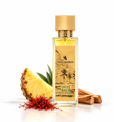 Swiss Arabian Soul of Bali Extrait de Parfum | Coconut, Pineapple & Jasmine with Long Lasting Perfume | 3.38 oz  | Arabic Perfume for Women and men
