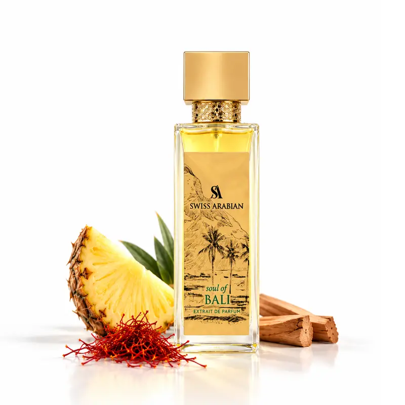 Swiss Arabian Soul of Bali Extrait de Parfum | Coconut, Pineapple & Jasmine with Long Lasting Perfume | 3.38 oz | Arabic Perfume for Women and men