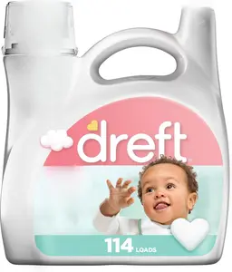 Stage 2 Active Baby Liquid Laundry Detergent, Hypoallergenic, Helps Remove 99% of Baby Food Stains, 114 Loads, Baby Laundry Detergent, Newborn Essentials
