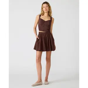 Steve Madden VANNY SKIRT WALNUT