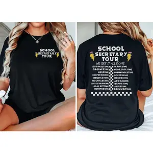School Secretary Tour Shirt, Funny Back To School Tshirt