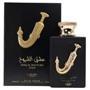 Ishq Al Shuyukh Gold by Lattafa perfume unisex EDP 3.3 / 3.4 oz New in Box
