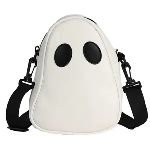 Halloween Novelty Crossbody Bag Shoulder Bag Halloween Ghost Purse Holiday Party Gift Candy Bag for Boys Girls